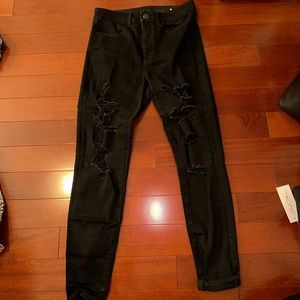 american eagle high rise jegging